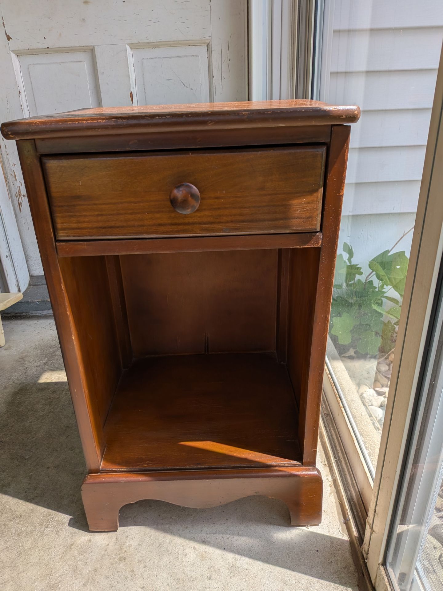 Wood Nightstand