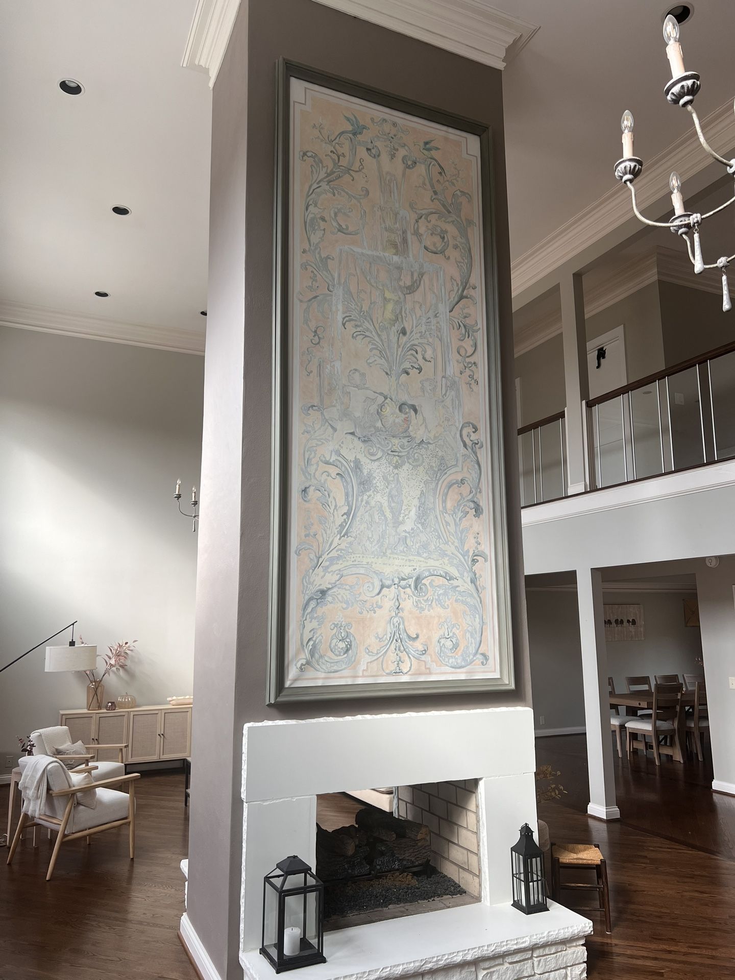 Massive Original framed Painting 12’ X 5’