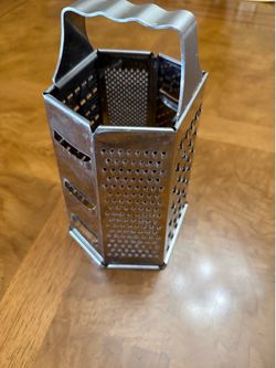 Stainless steel box grater
