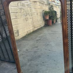 THOMASVILLE Mystique Walnut Asian Influenced Dresser / Wall Mirror