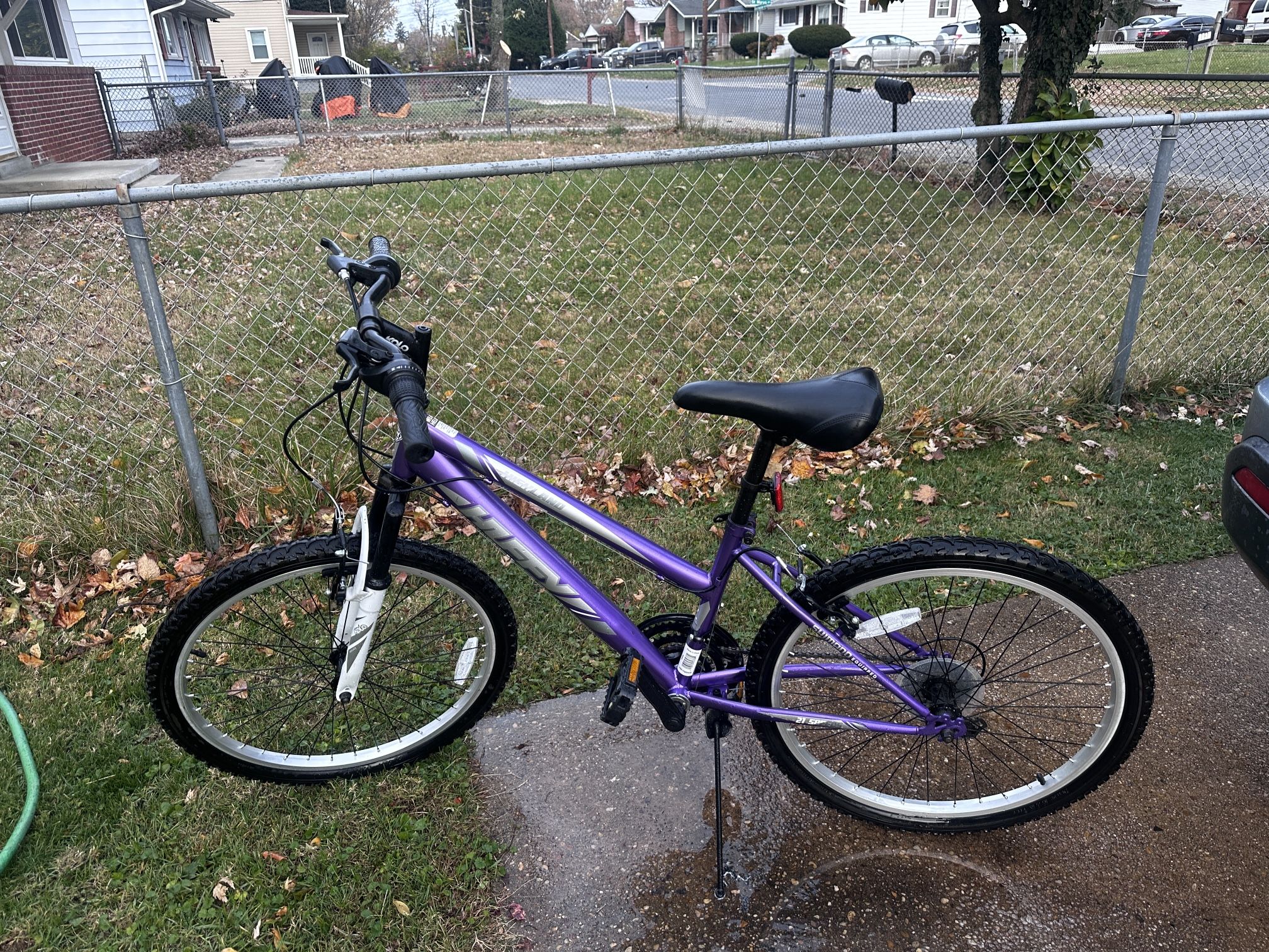 Purple Huffy Highland 24’ Bike