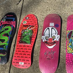 New skateboard decks Caballero, Kirby, Santa Cruz