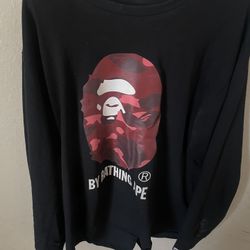 Authentic Long Sleeve Bape Shirt