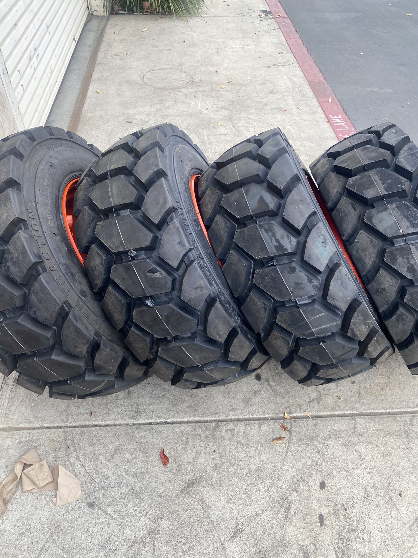 4x Bobcat Tire 12x16.5 With Rim $1800 Bargain Price Firm No Reply If You Bargained