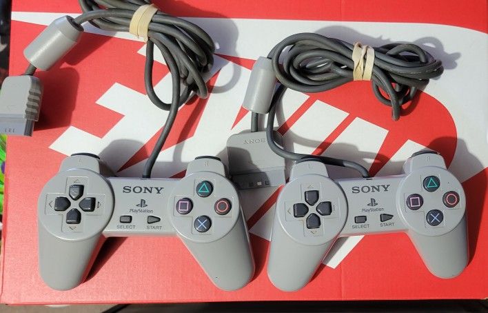 Playstation One  Wired Controllers 
