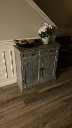 Small gray cabinet
