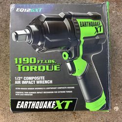 1/2” Impact Wrench Earth Quake Composite $60 OBO New In The Box