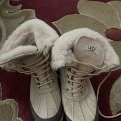 Pink Uggs (waterproof) Boots Size8