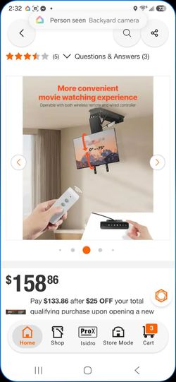 Tv Wall Mount Electric new