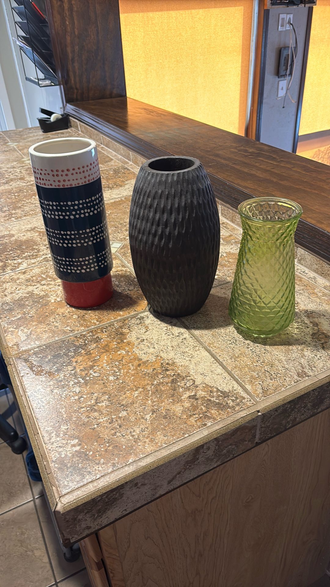 3 Flower Vases