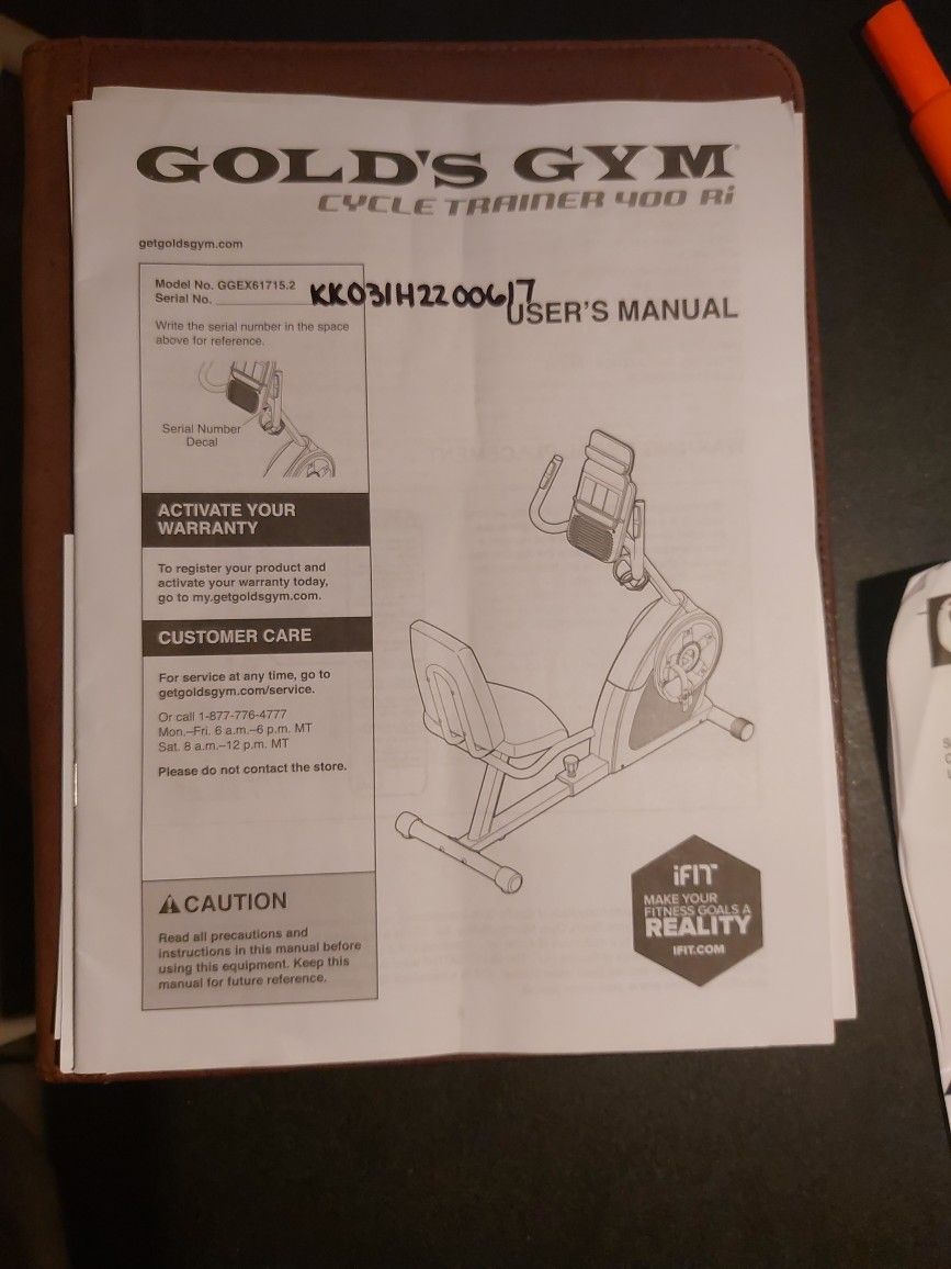 Cycle trainer 390r exercise bike manual hotsell