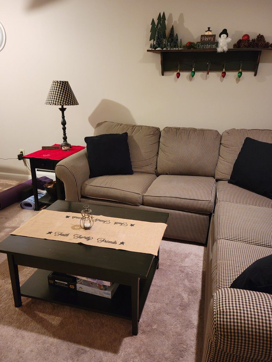 Sofa , End Table And Coffee Table