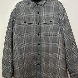 Tommy Hilfiger Ski Patrol Black And White Shacket Men’s XL