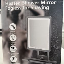 Heated Fogless Shower Mirror