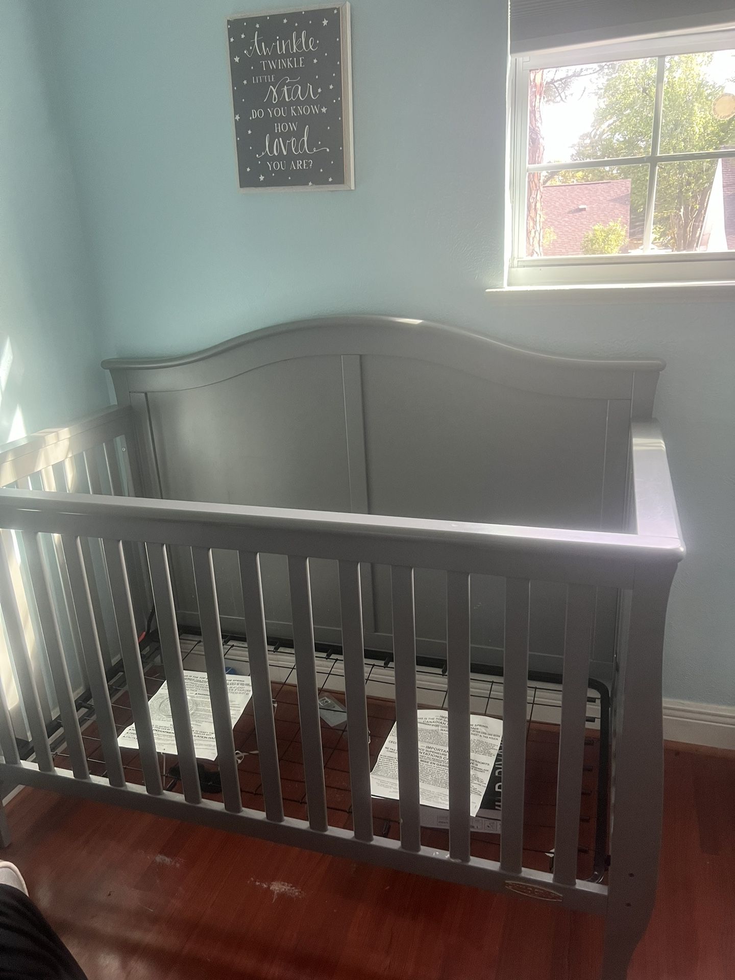 Nursery Bed + Rocking Chair + Changing Table 