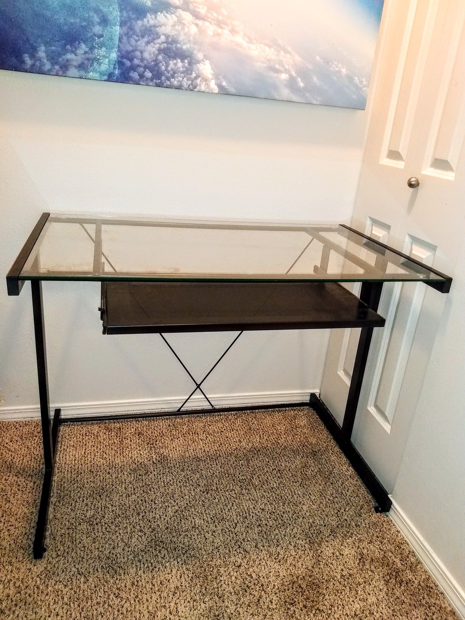 Glass Desk