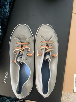 Gray Sperry Tennis Shoes W8.5