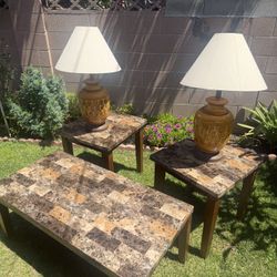 tables and lamps 