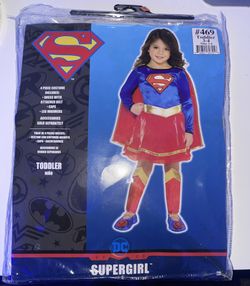 Supergirl Costume, Toddler Size 3-4