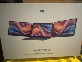 14” Triple Screen Portable Monitor S3 – New/Open Box Condition: New/Open Box Triple-screen portable monitor for laptops. 14” screens with a convenie
