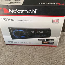 New Nakamichi NQ711B Digital Media MP3 Player Stereo Receiver w/ Built-in Bluetooth