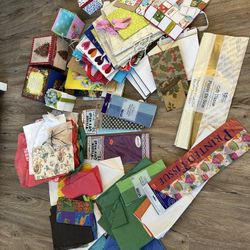 Large Bundle Of Gift Wrapping Items
