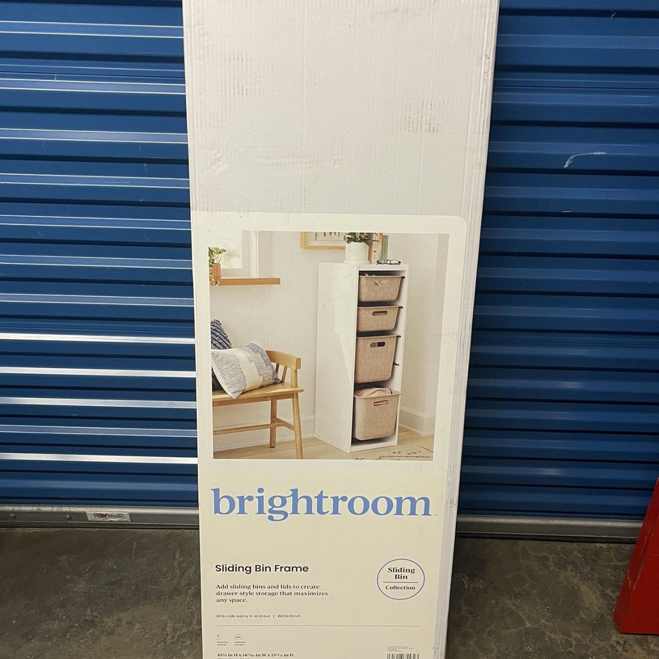 Brightroom Sliding Bin Frame Brand New