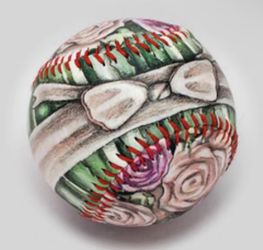 Flower Bouquet Baseball - Unforgettaballs, New In Case