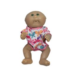 Vintage Cabbage Patch Doll with Romper 1995 by Mattel First Edition 11"H 