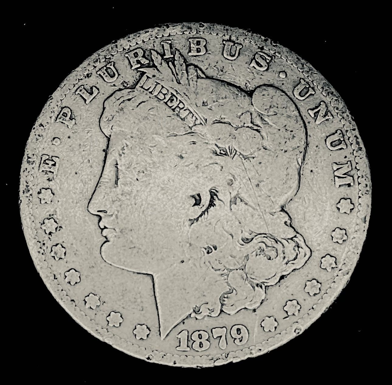 Rare 1879 Morgan Silver Dollar—90% Silver 