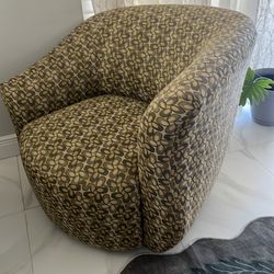 Swivel  art deco chair