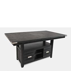 Counter Height extendable dining room table set