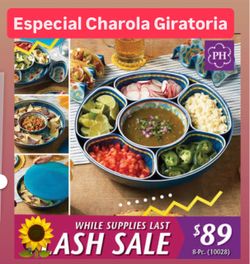 Especial Charola Giratoria 8 Piezas Línea Melamina Princess House Ventas Finales