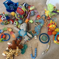 Stroller Toys, Teethers, Pacifier Clips And More!
