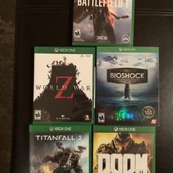 Xbox One Games (5), Wireless Controller