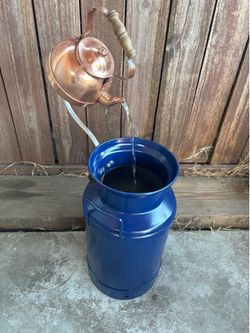 Water Fountain Milk Can Teapot