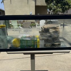 Reptile/Turtle Tank Setup – Filter, Heater, Food Included