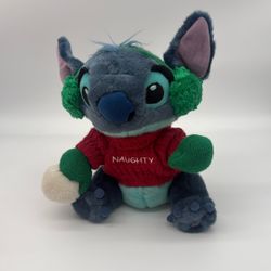 Disney Store Exclusive Stitch Christmas Plush.