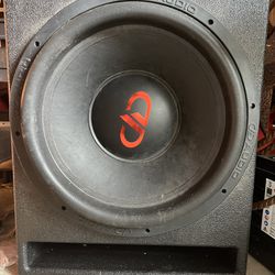 DD AUDIO 15 Inch Subwoofer In Ported Box For Sale