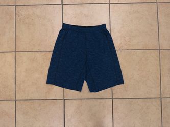 Lululemon Pace Breaker Shorts 10” Inseam Heathered Blue Mens Sz Medium Athletic