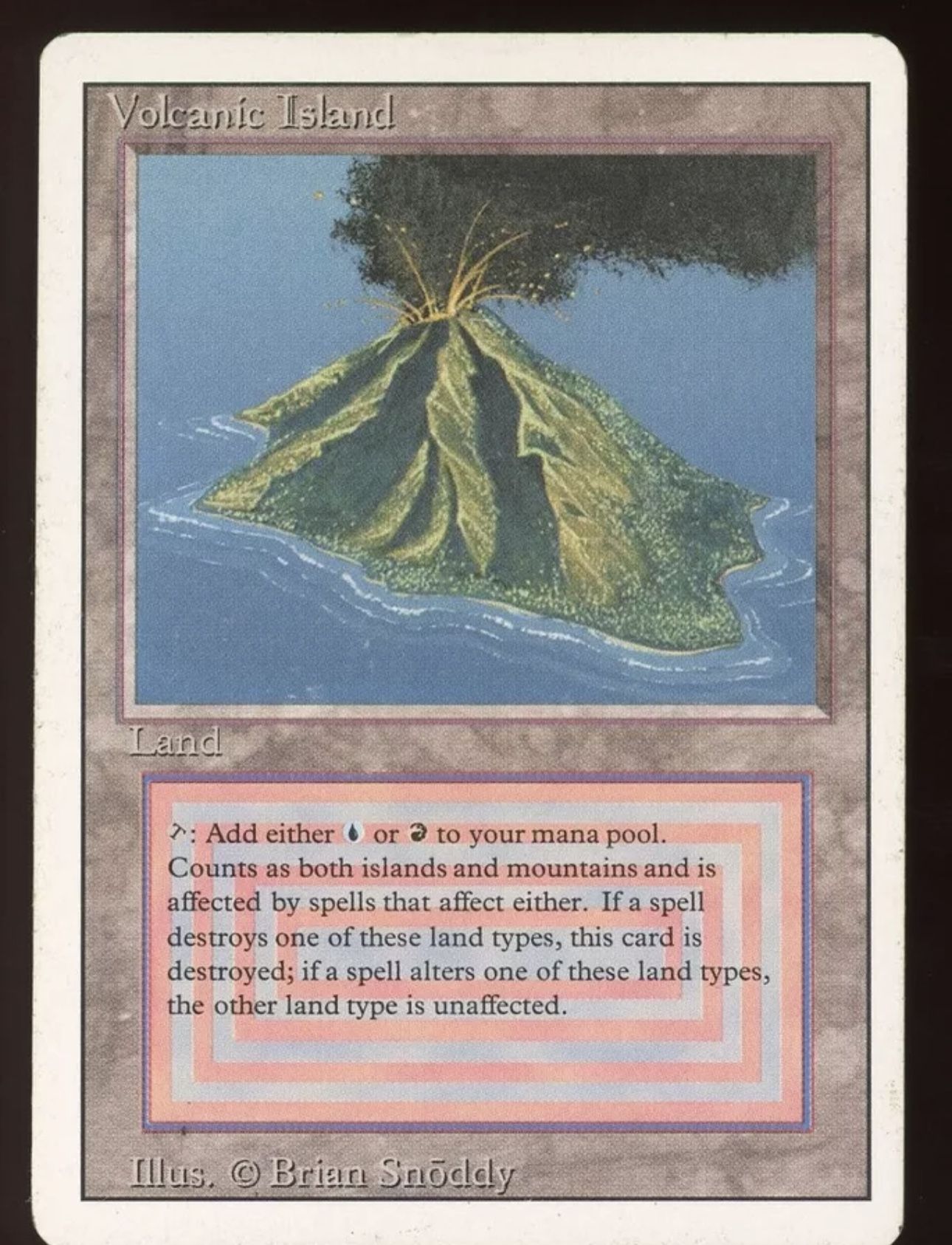 Magic The Gathering Volcanic Island 