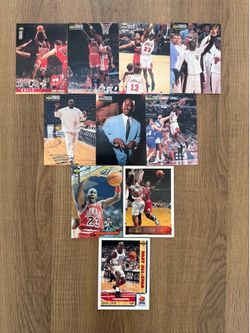 Michael Jordan 19 card lot. Bulls / Whitesox, MLB / NBA