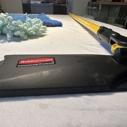 Rubbermaid Pro Mop w/ 3 Washable Pads – 56” Handle, Velcro Grip