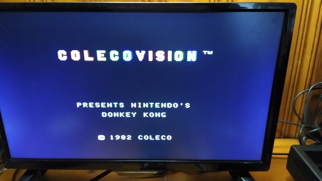 ColecoVision Console-Expansion #1-2 Original Controllers-2Games-Tested-Working