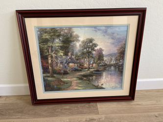 Thomas Kinkade Framed Print 