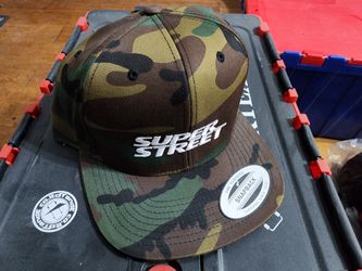 SuperStreet Camo Snapback Hat