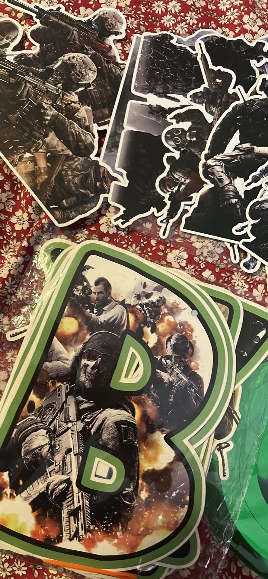 Call of duty video game happy birthday banner