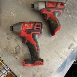 Milwaukee 12v And 18v Impact Drills