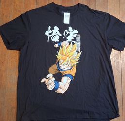 Mens size 2XLARGE Fragon Ball z Goku Black shirt New