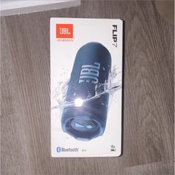 JBL Flip 7 Bluetooth Waterproof Cylinder Shape Portable Wireless Speaker Blue